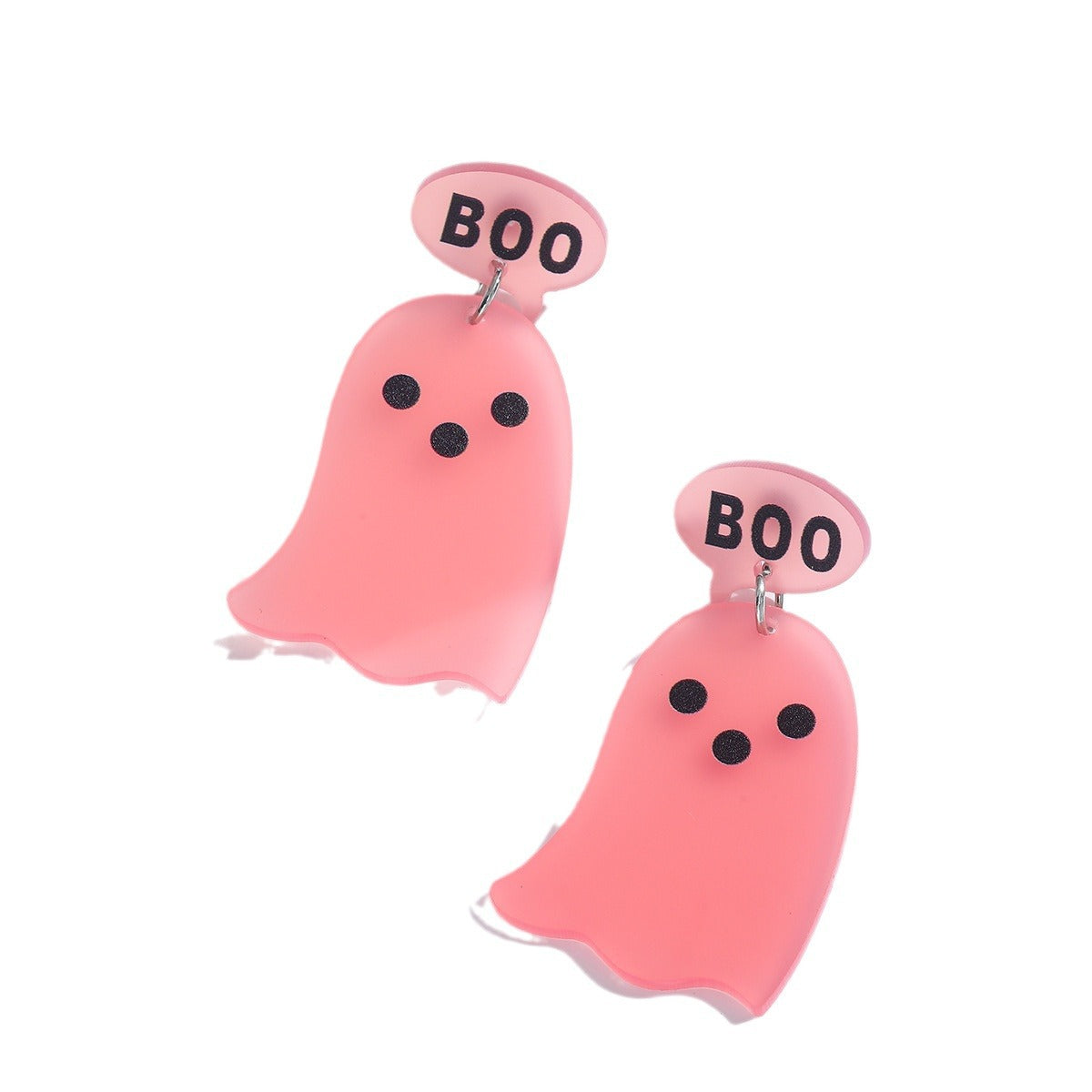 Wholesale Acrylic Cartoon Funny Halloween Ghost Earrings