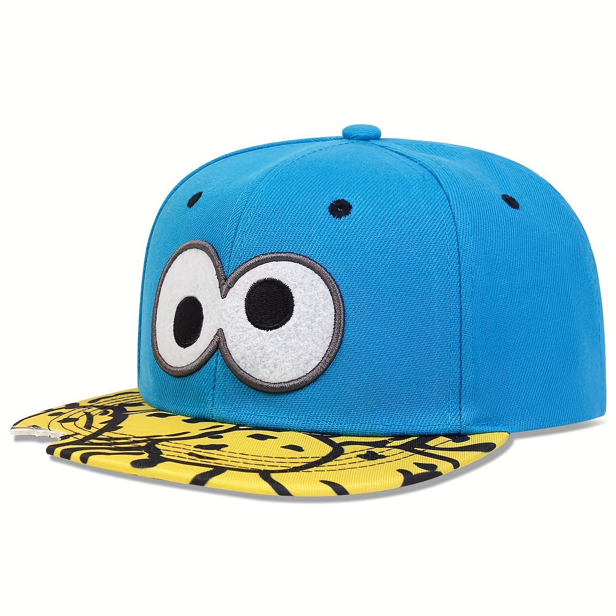 Wholesale Embroidered Cartoon Flat Brim Hip Hop Hat Cartoon Casual Baseball Cap ACC-HT-KuBang002