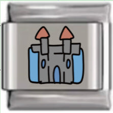 Wholesale Italian Charm Bracelet 9mm DIY Splicing White Series Stainless Steel Composable Bracelet