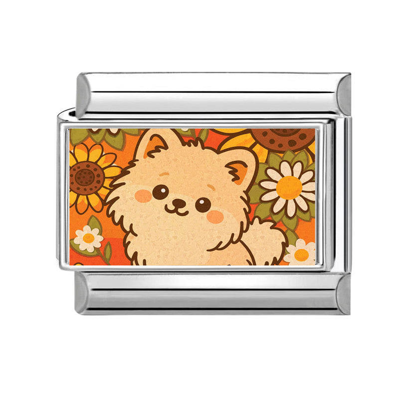 Wholesale Land Animal Italian Charms
 DIY pet Section Creative Stainless Steel Composable Bracelet