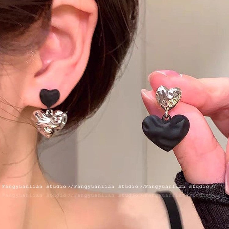 Wholesale Vintage Metallic Shiny Spherical Earrings