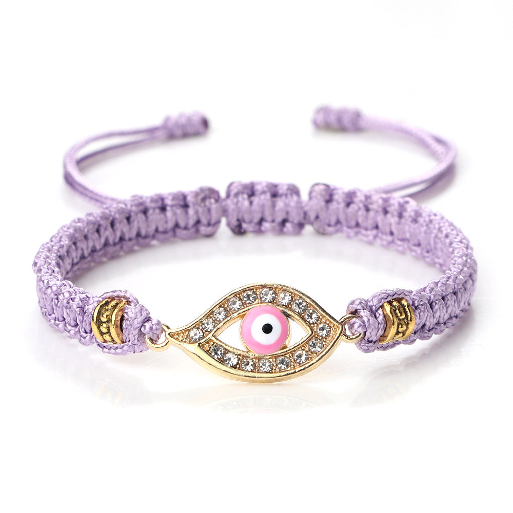 Wholesale Vintage Evil Eye Handmade Braided Bracelet ACC-BT-Xinh003