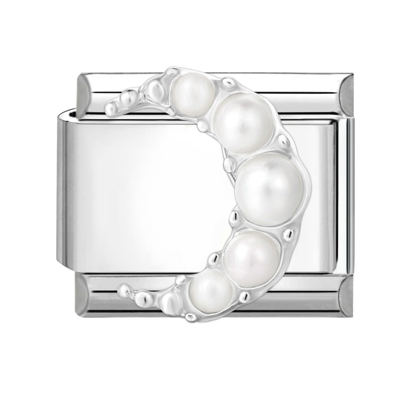 Wholesale Italian Charm Bracelet 9mm DIY Splicing Removable Stainless Steel Insect Series Composable Bracelet