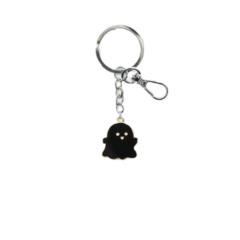 Wholesale Black White Ghost Keychain