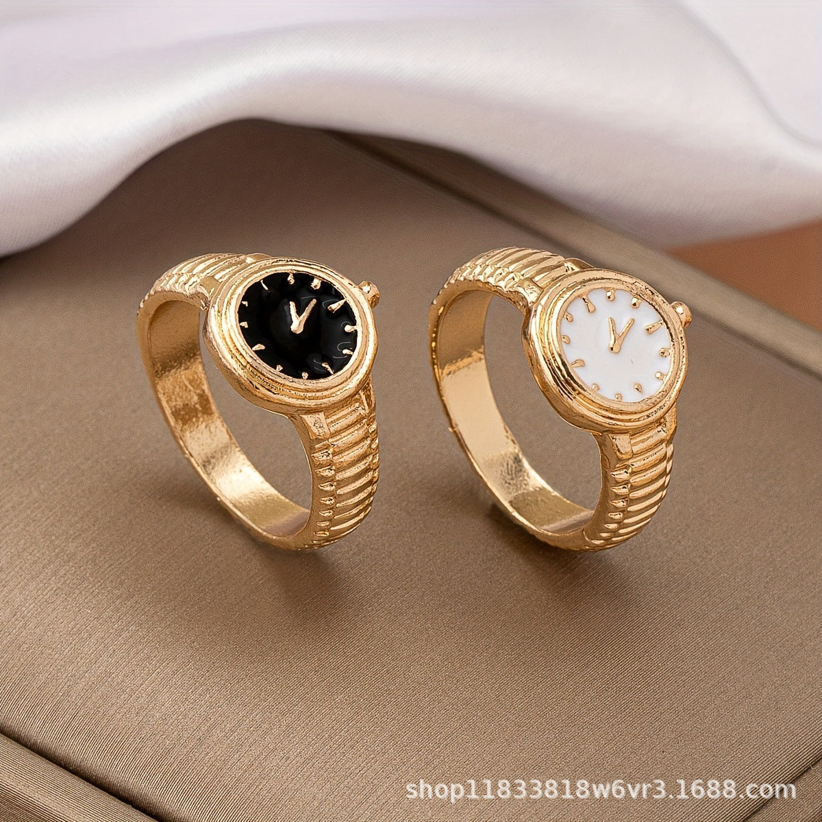 Wholesale Alloy drop of oil watch  ring