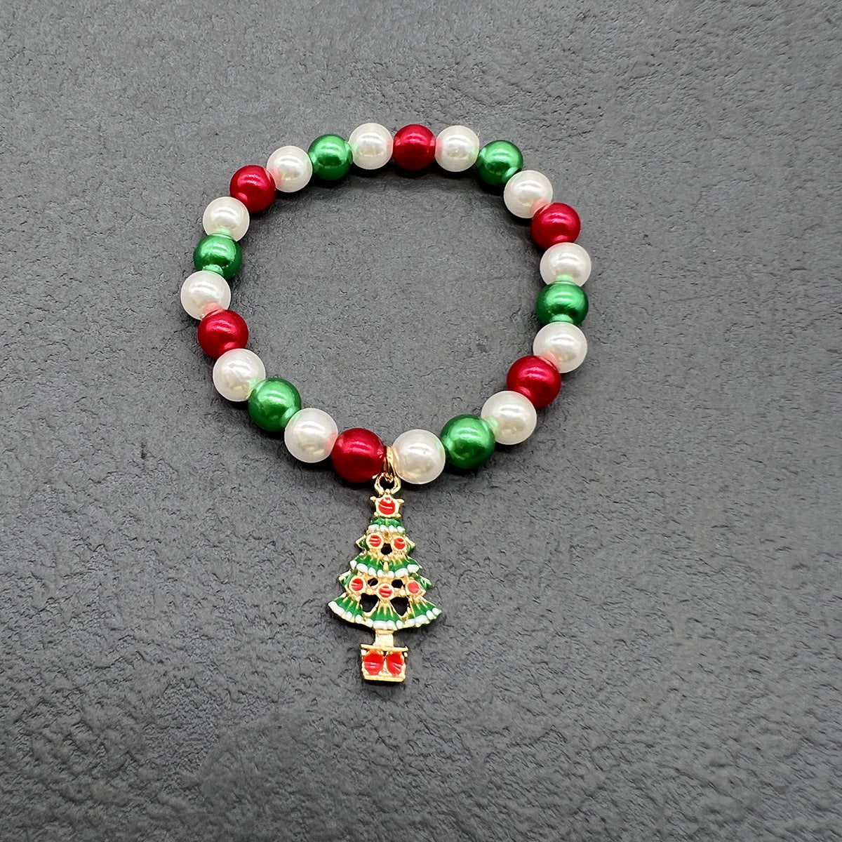 Wholesale Christmas Snowflake Bell Elk Stretch Bracelet ACC-BT-Nanh010