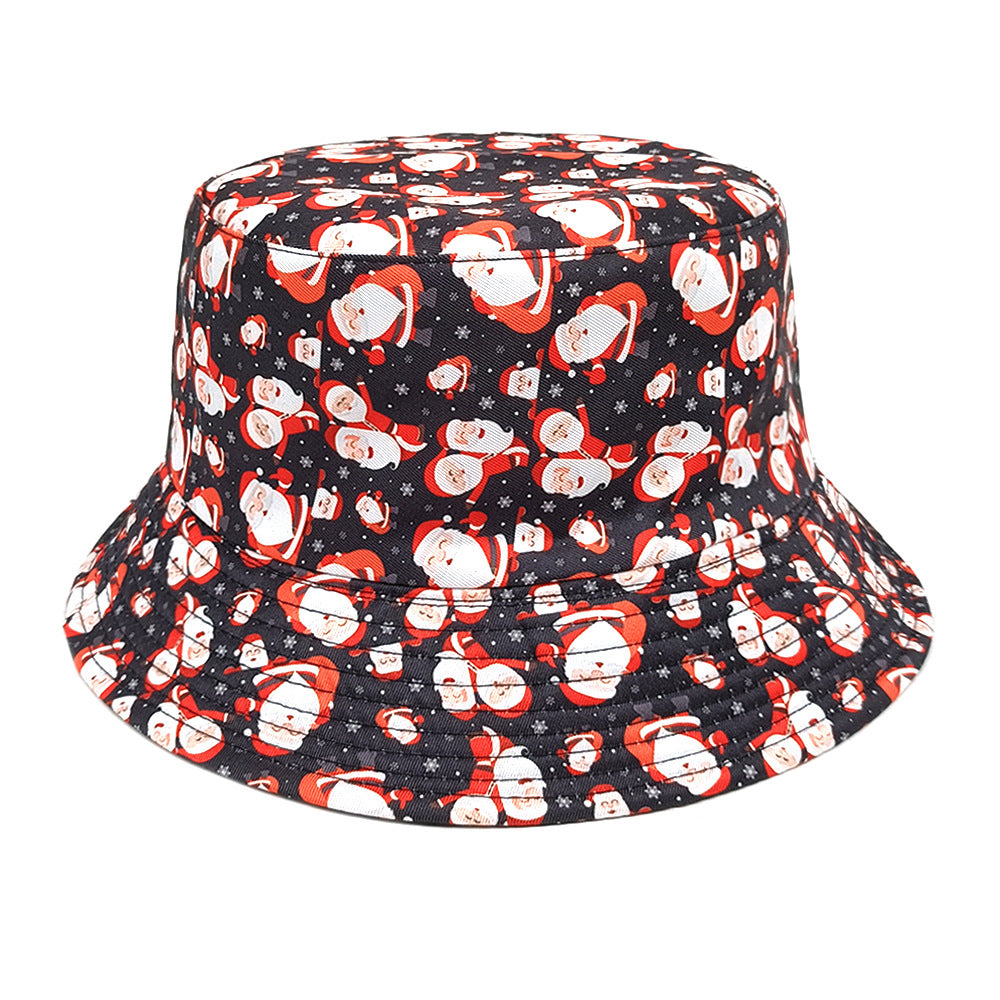 Wholesale Christmas Deer Snowflake Bucket Hat ACC-HT-ShunMa019