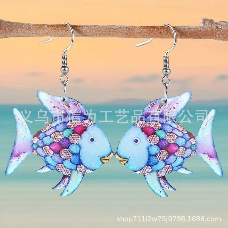 Wholesale Cute cartoon cat earrings