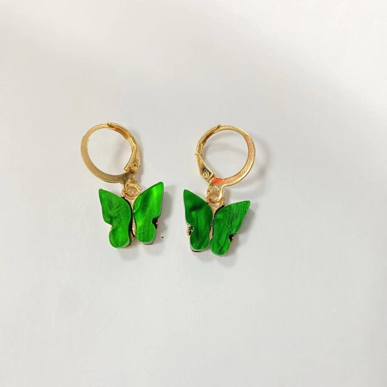 Wholesale Multicolor Butterfly Earrings Necklace ACC-NE-Gaot002