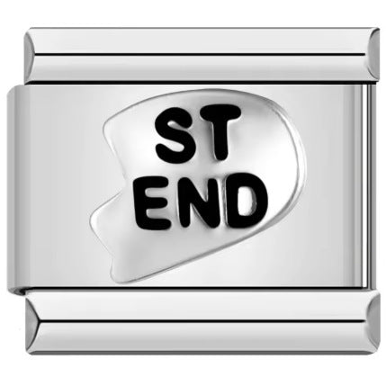 Wholesale Italian Charm Bracelet 9mm DIY  DOG HAPPY  Creative Stainless Steel Composable Bracelet