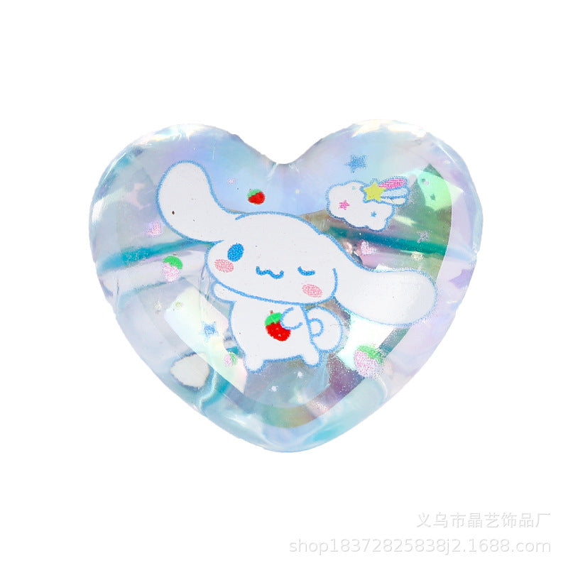 Wholesale random 10pcs  cartoon transparent  Focal Beads DIY Bead Accessories ACCVIP