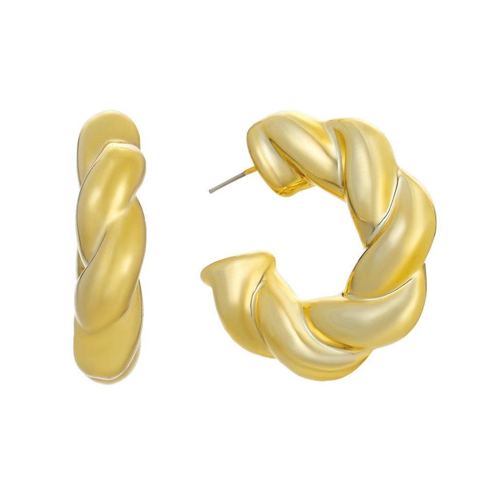 Wholesale  Round Pieces Exaggerated Earrings