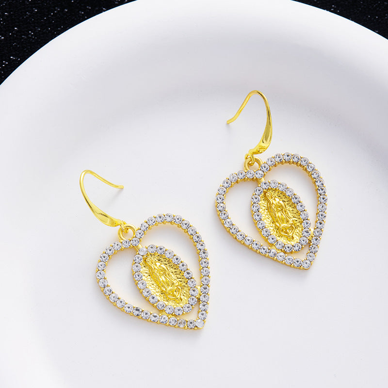Wholesale Light Luxury High-end Oval Earrings