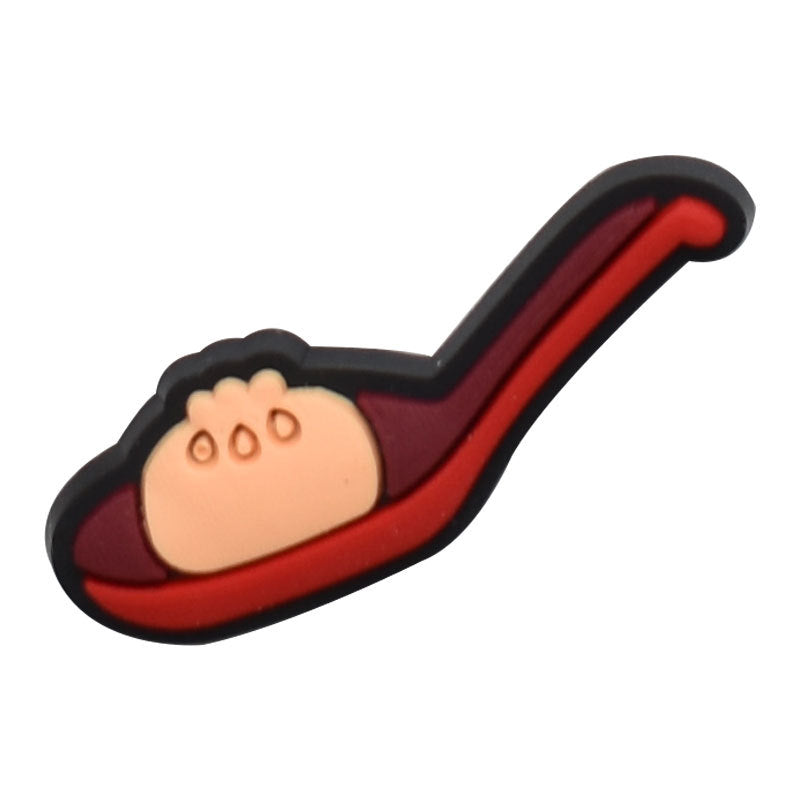 Wholesale  Random 100pcs cartoon PVC Soft Rubber Shoe Buckle Decoration