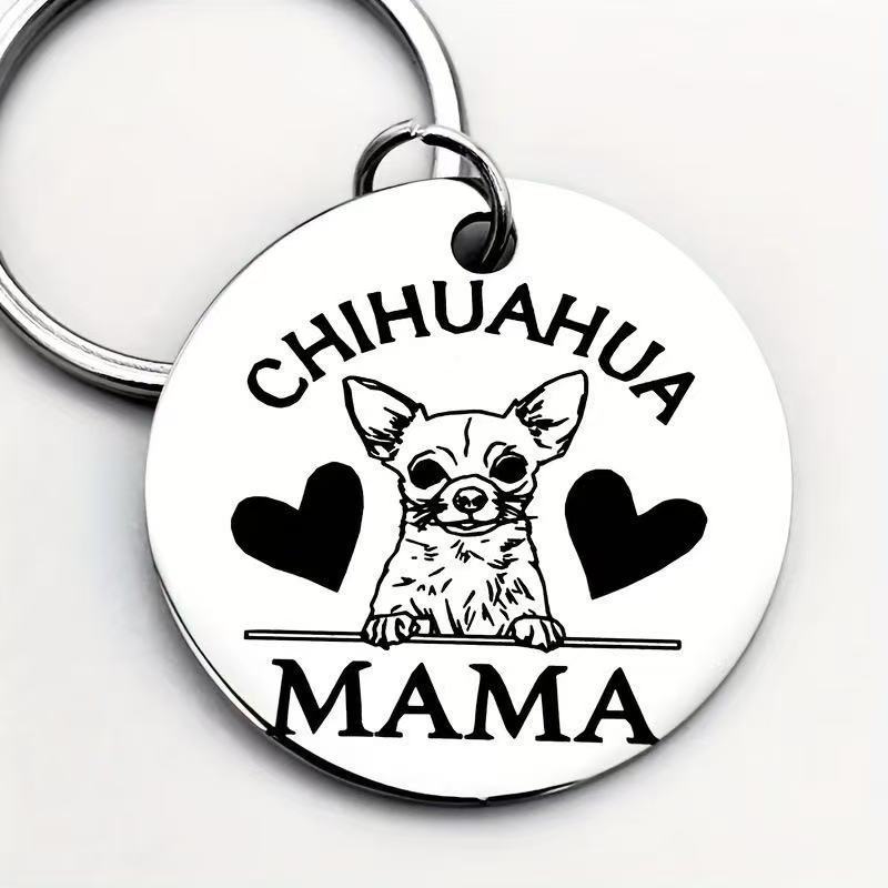 Wholesale Cartoon Theme Stainless Steel Keychain With Laser Engraving Stylish Key Ring Gift For Everyday Use