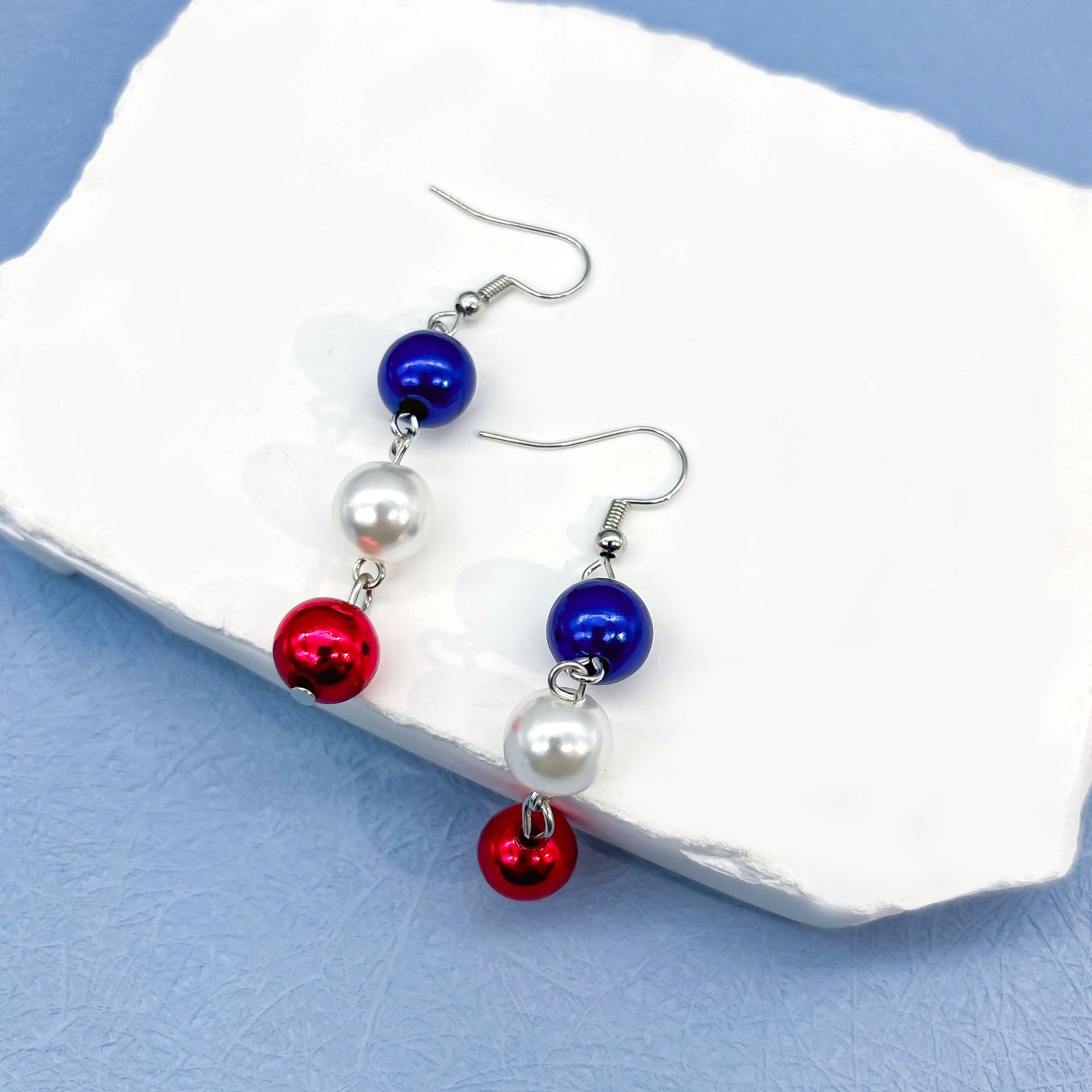 Wholesale Several Zinc Alloy Long Earrings for Independence Day