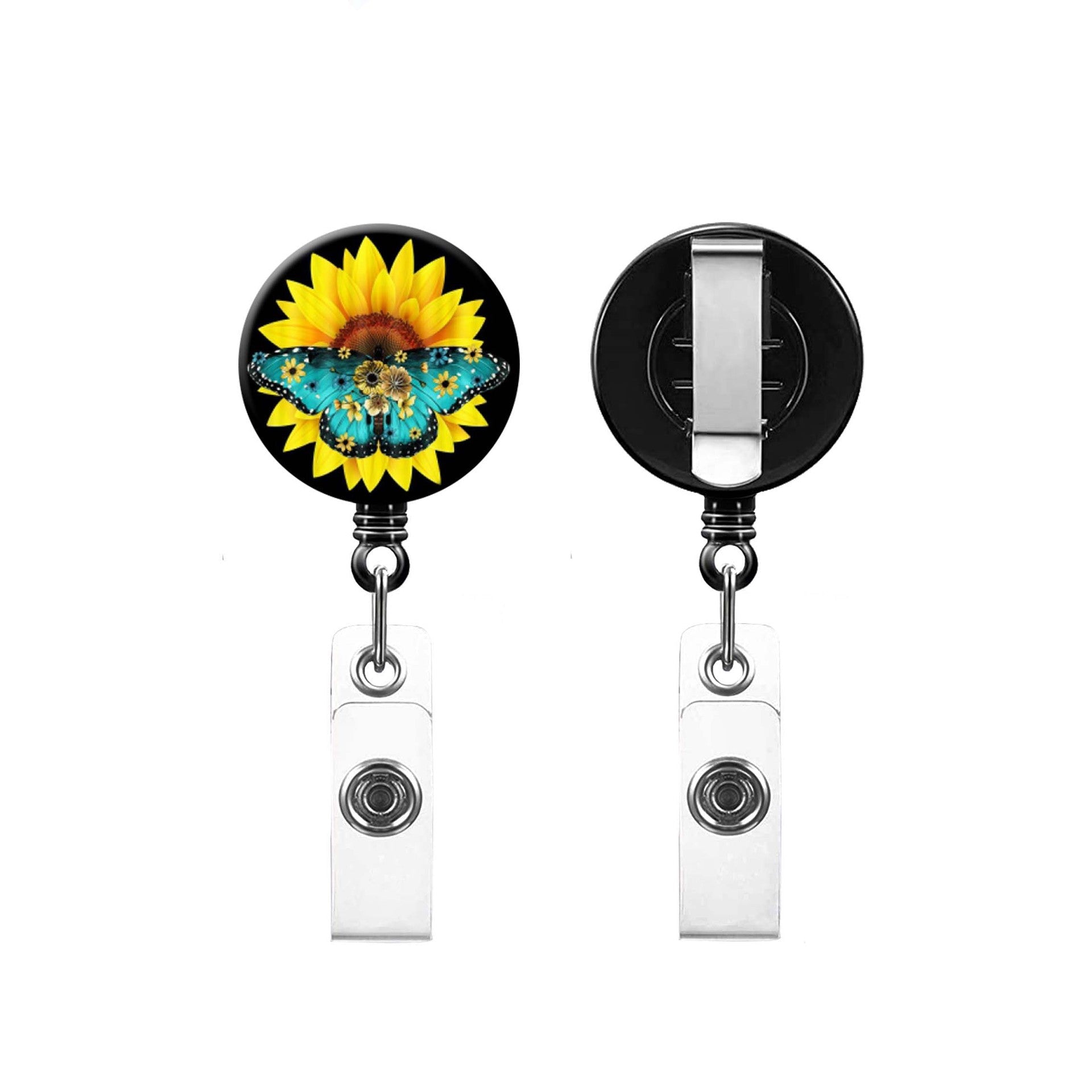 Wholesale ABS Sunflower Telescoping Keychain