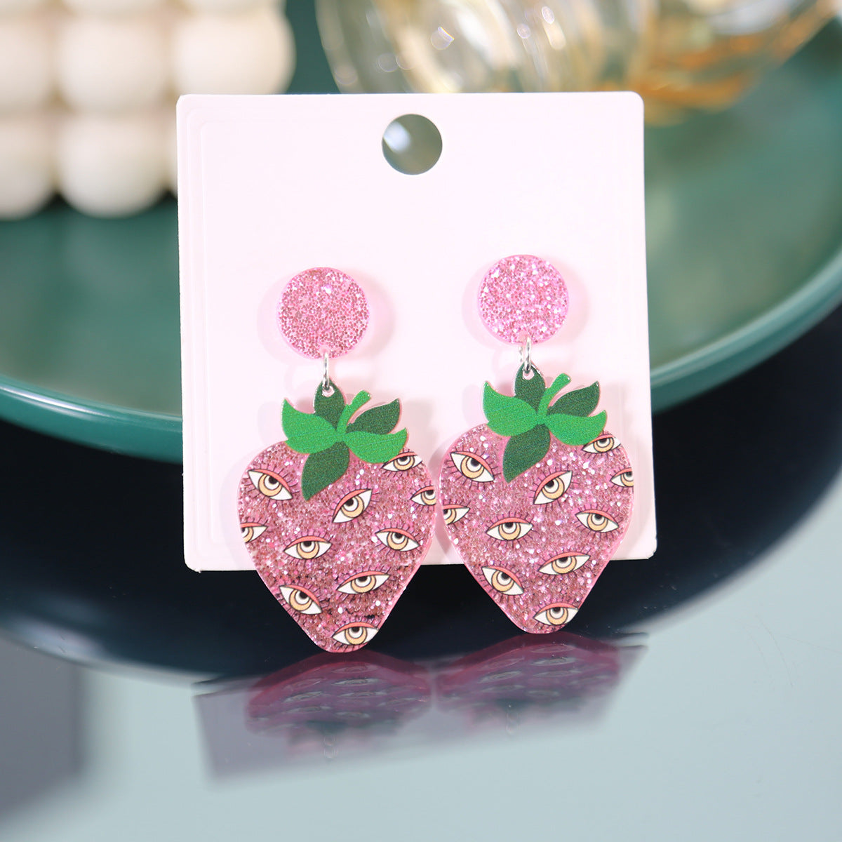 Wholesale Ghost Halloween Acrylic Earrings ACC-ES-MDD034