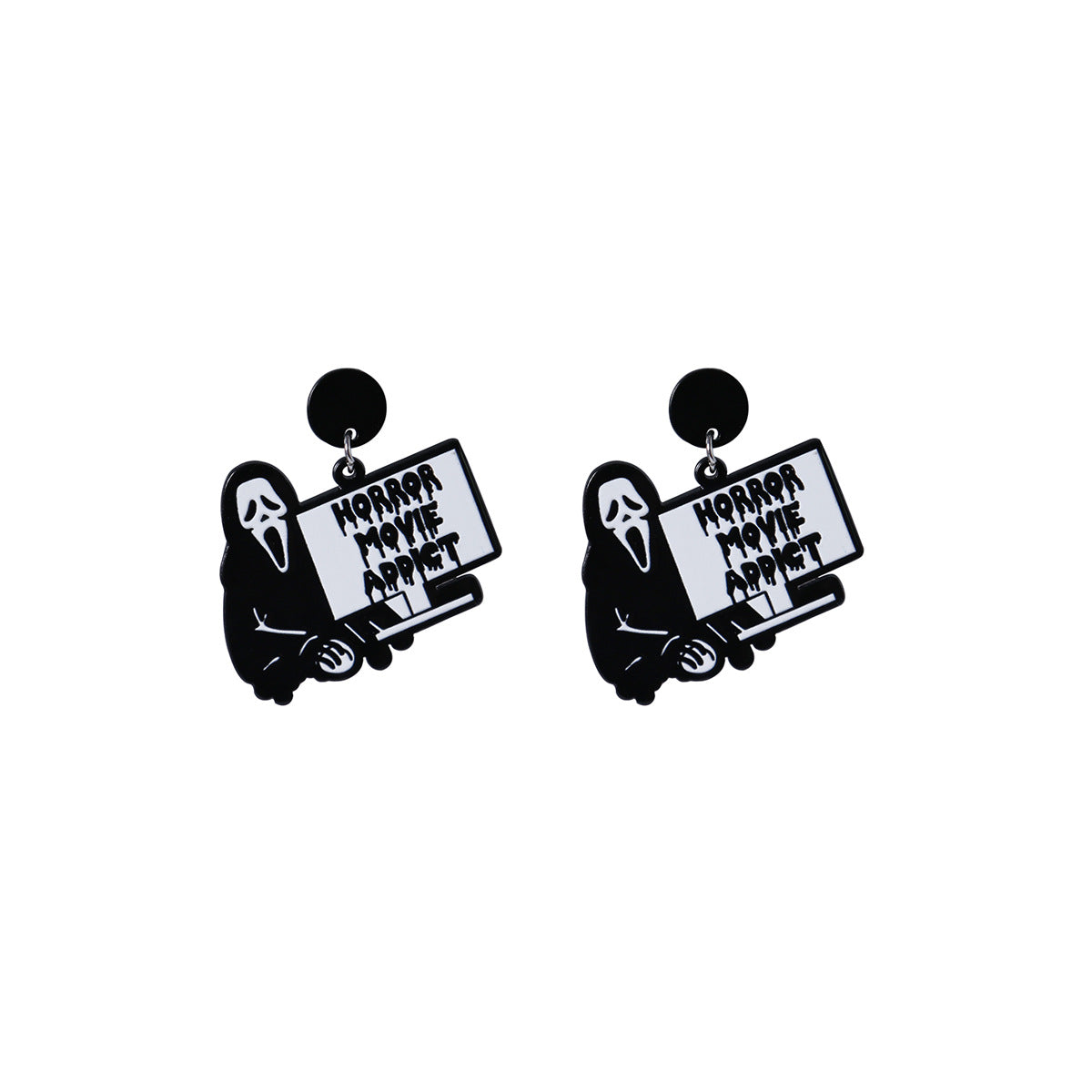 Wholesale  Butterfly Skull Dagger Acrylic Earrings