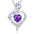 Wholesale s925 Silver Love Rose Necklace