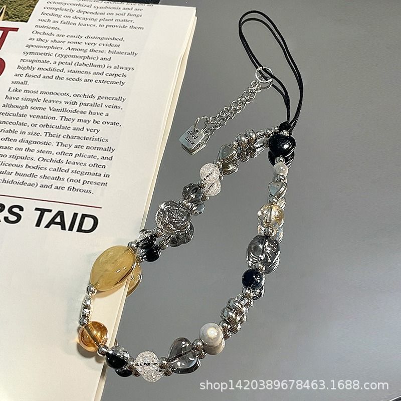 Wholesale Lanyard Lucky Camellia Wrist Lanyard Keychains