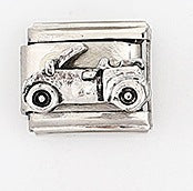 Wholesale 5pcs Italian Charm Bracelet 9mm DIY Splicing Car and Ship Series Stainless Steel Composable Bracelet