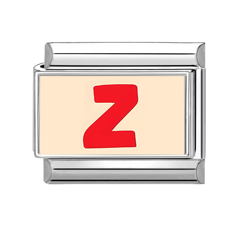 Wholesale 9mm Italian Charm Starter Bracelets DIY Letter Series Stainless Steel Composable Bracelet