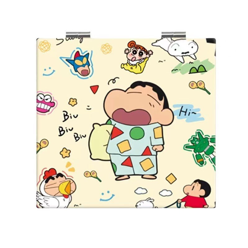 Wholesale Cartoon Cute Portable Mirror Portable Folding Double-sided Pattern Small Mirror ACC-MR-Haic002