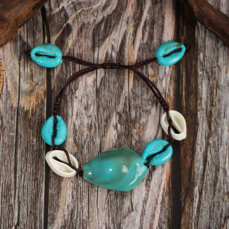 Wholesale Handmade Beaded Boho Vintage Ethnic Style Turquoise Bracelet ACC-BT-JunJie008