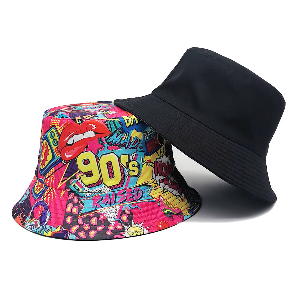 Wholesale Retro Print 90S Bucket Hat
