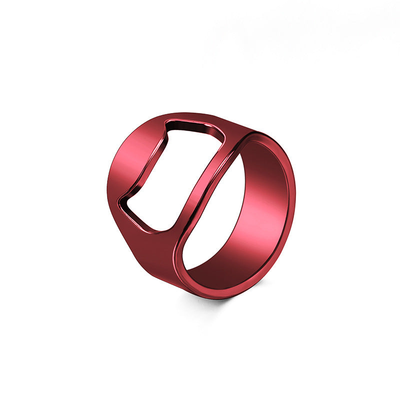 Wholesale Stainless Steel Bottle Opener Ring ACC-RS-BanLan005