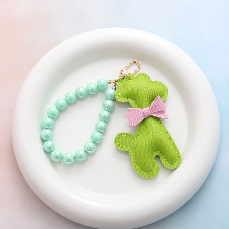 Wholesale Mermaid Beaded Deer Pendant Keychains ACC-KC-GeLian006