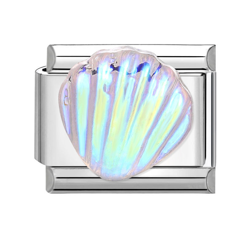 Wholesale Italian Charm Bracelet 9mm DIY Splicing Gradient Butterfly Stainless Steel Composable Bracelet