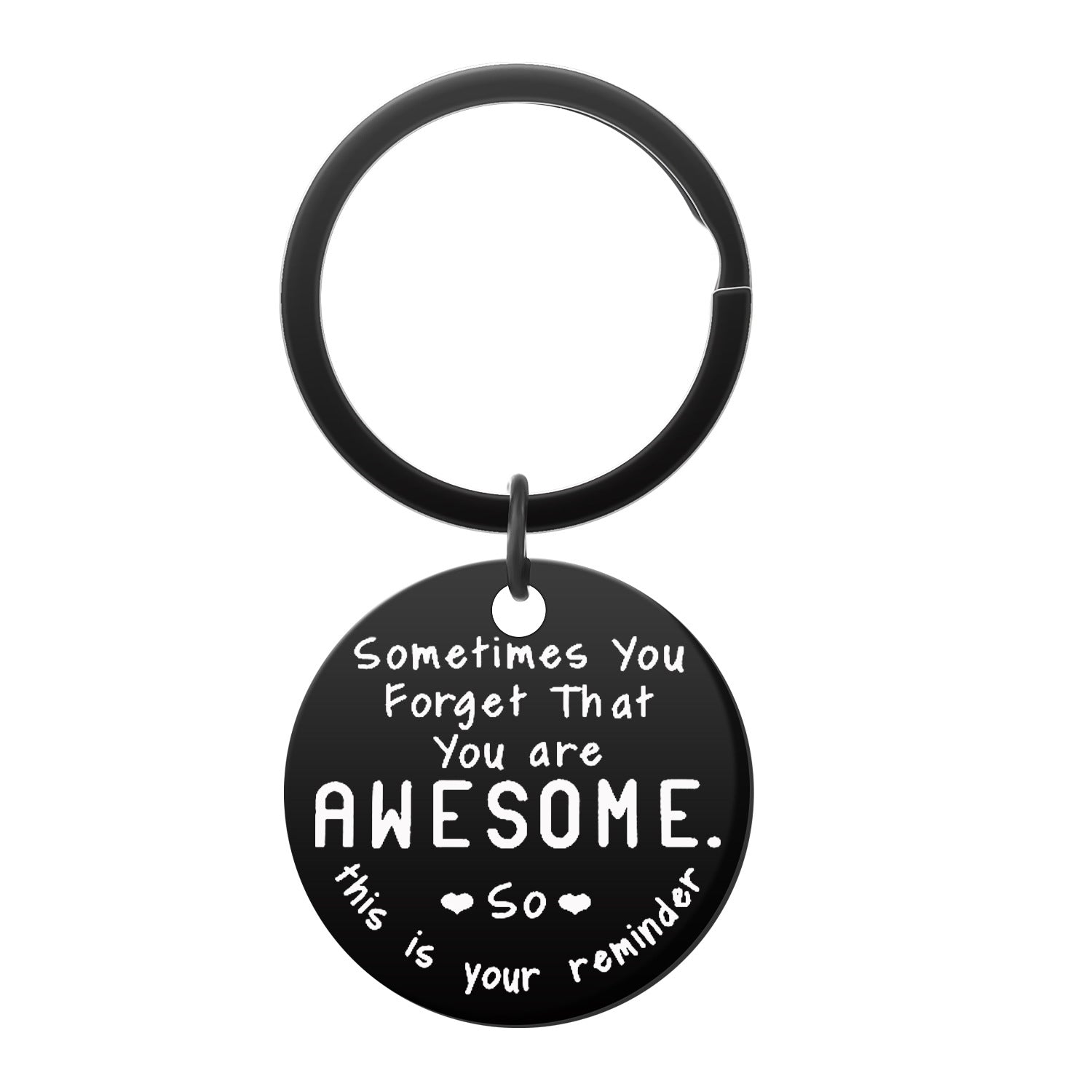 Wholesale TO MY SON / DAUGHTER laser engraved stainless steel keychain