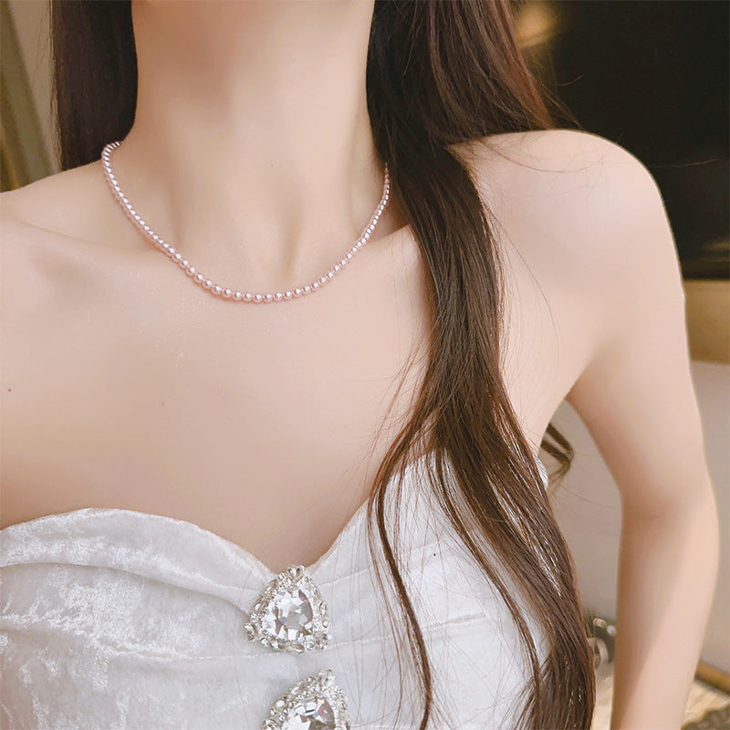 Wholesale Vintage Pearl Necklace Light Luxury Necklaces Sweater Chain ACC-NE-Miaosi014