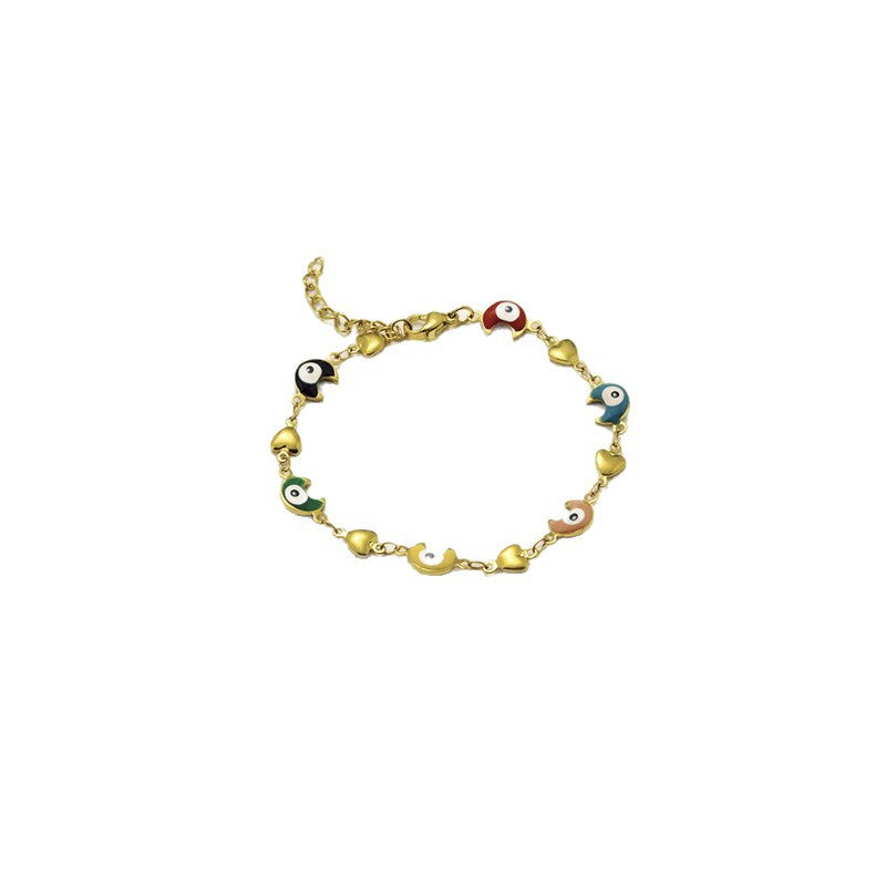 Wholesale Devil's Eye Bracelet Stainless Steel Bracelet