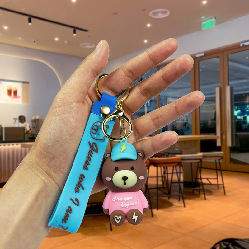 Wholesale Cartoon Cute Bear PVC Keychains ACC-KC-Yexiang005