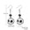 Wholesale  Skull Diablo Earrings  Diamond-encrusted Alloy Halloween Earrings