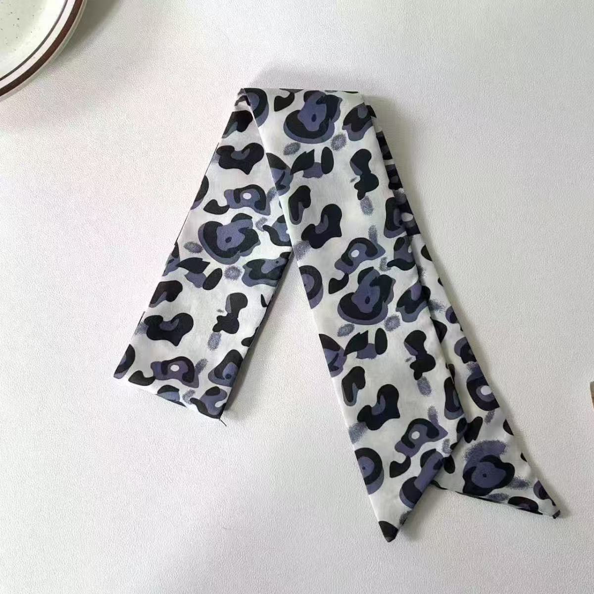 Wholesale Leopard print  Silk f 90* 6cm Large Square Scarf