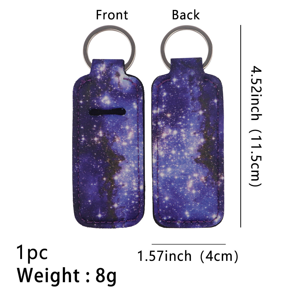 Wholesale 6pcs Moon Lipstick Set Keychain