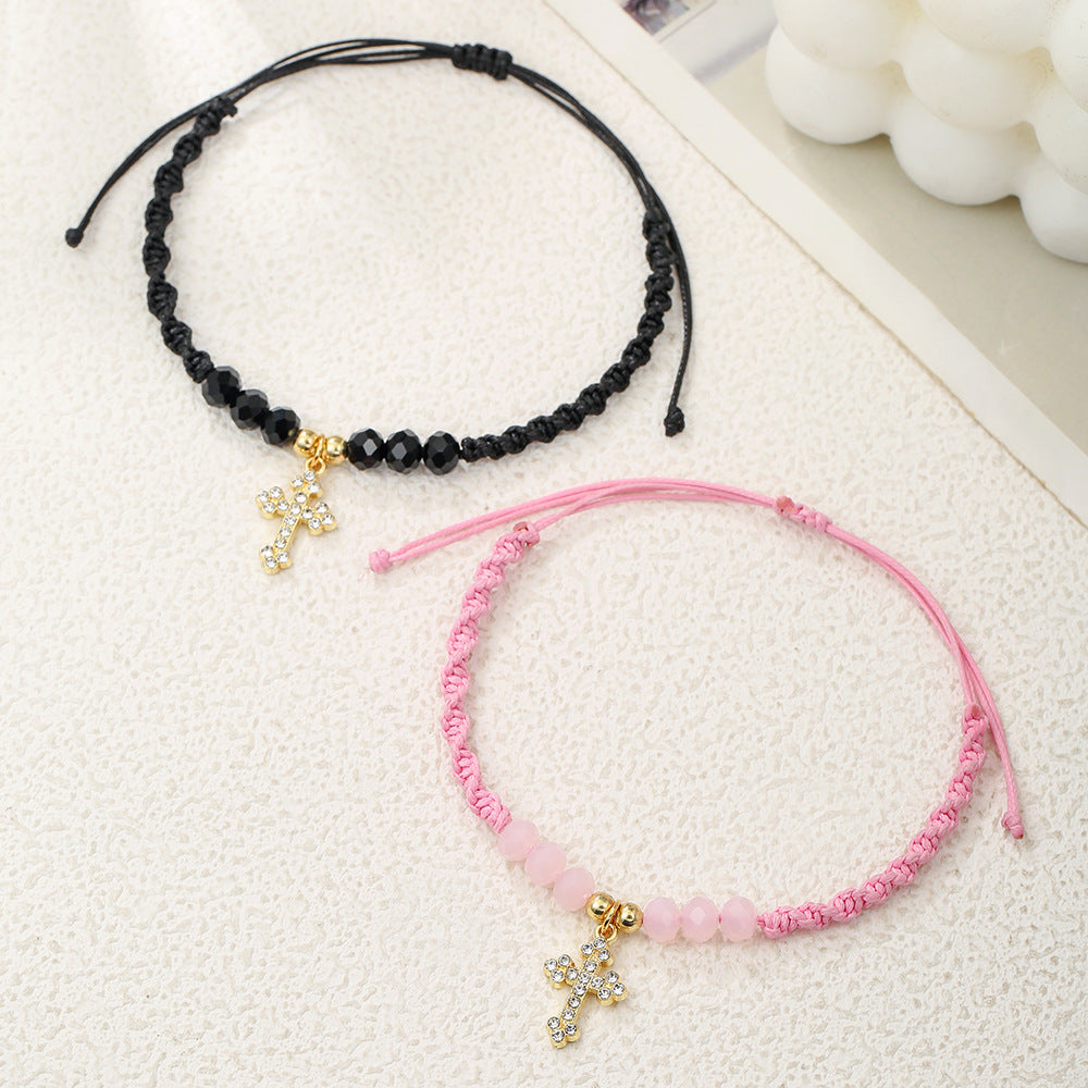 Wholesale Bohemian Beaded Bracelet Set,  Geometric Alloy Glass Beads,  Trendy Charm Bracelets for Women,  Jewelry Accessory