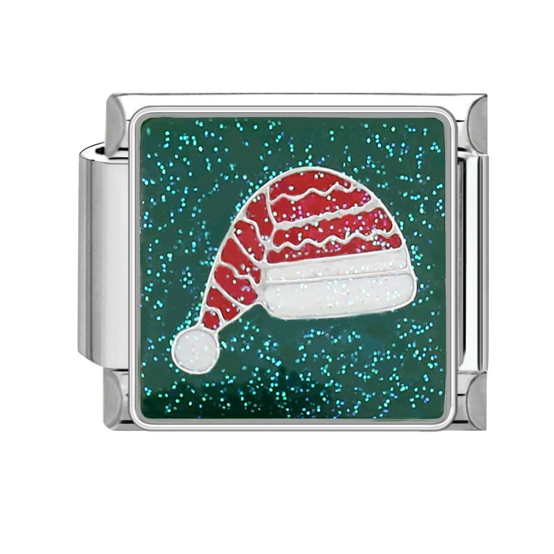 Wholesale Steel bottom Christmas retro bracelet accessories handmade DIY bracelet