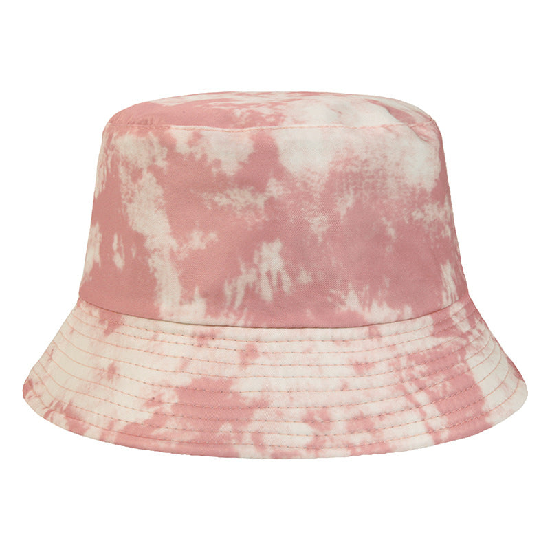 Wholesale  Printed Pattern Fisherman's Hat Tie-Dyed Double-Sided Basin Hat Bucket Hat