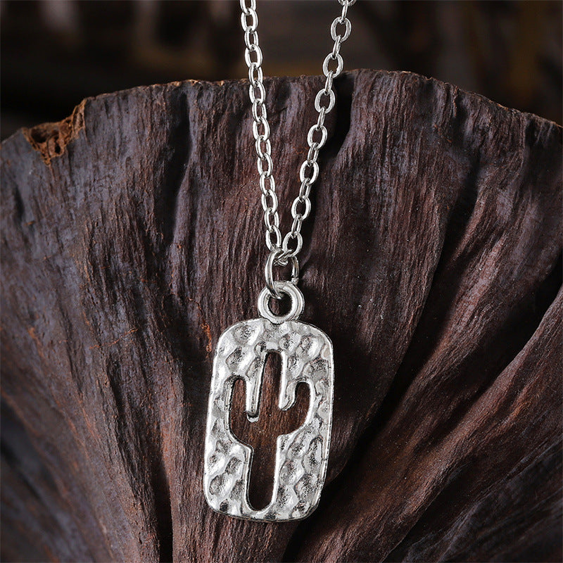 Wholesale  Western Cool Punk Denim Style Necklace