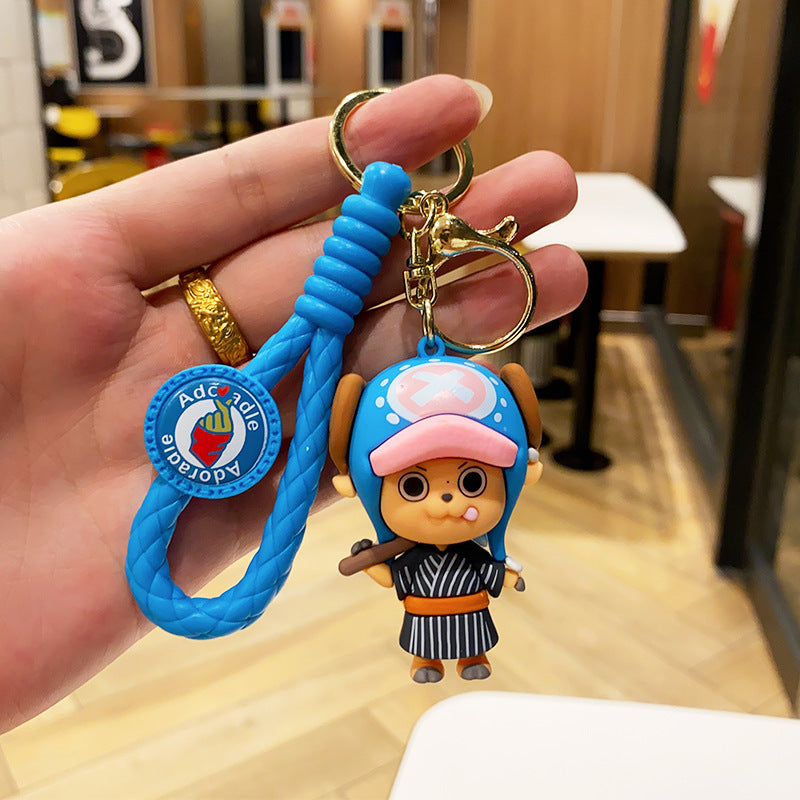Wholesale Cartoon Anime PVC Soft Glue Keychain Cute Keychain ACC-KC-ErLu018