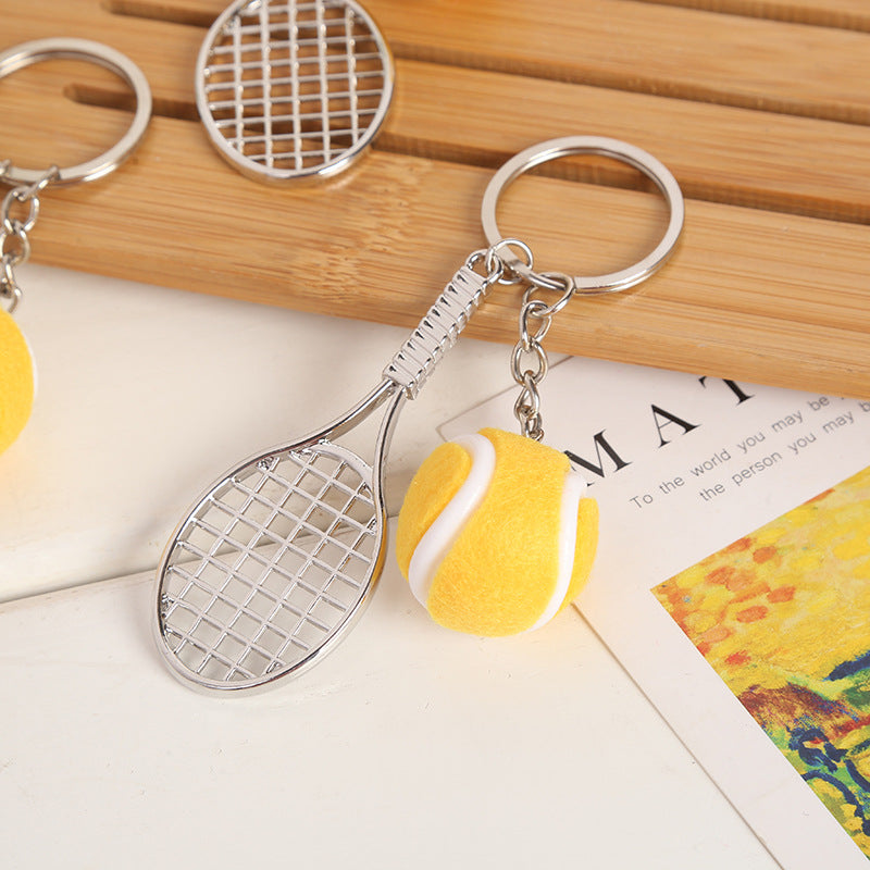 Wholesale  Badminton Tennis Keychain