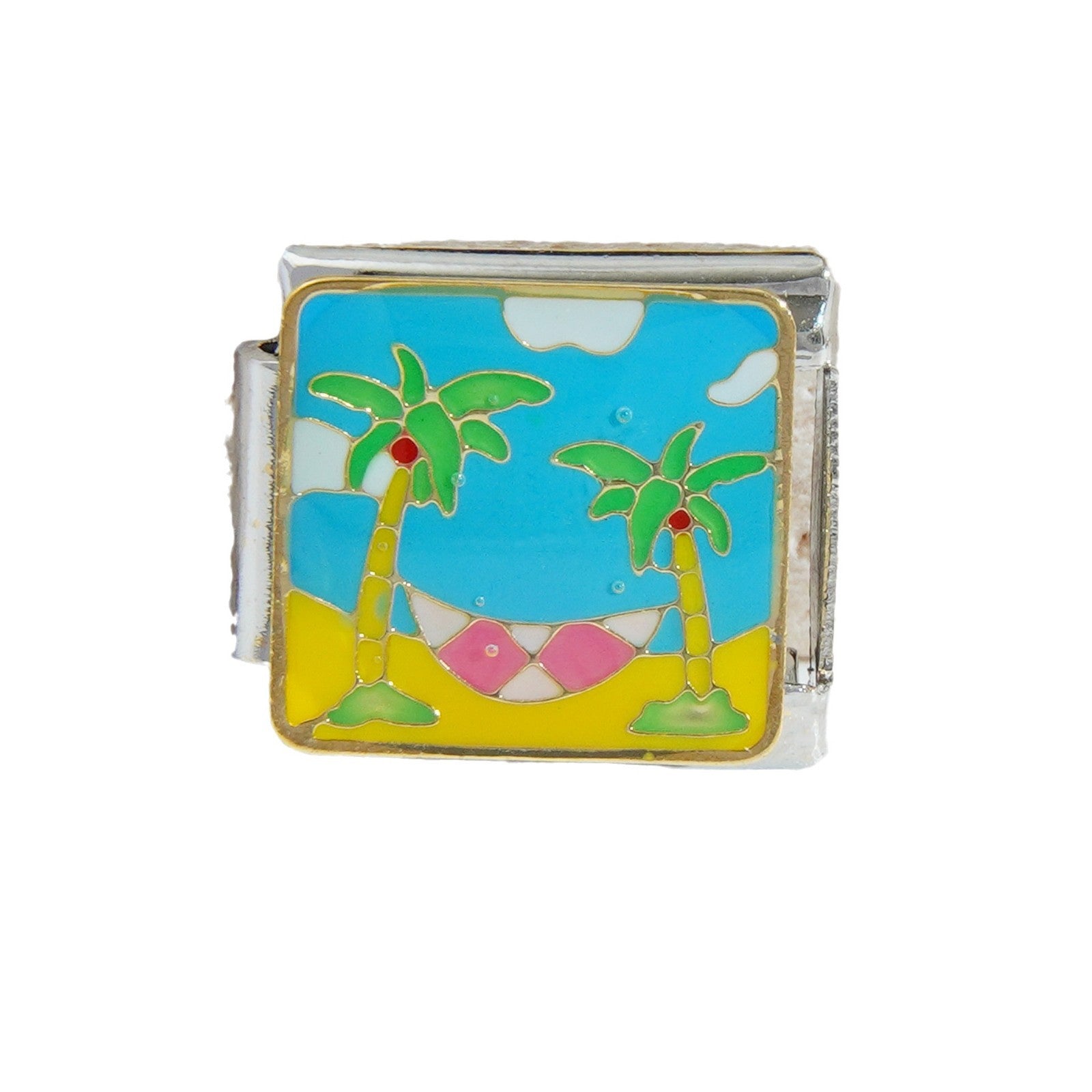 Wholesale Italian Charm Bracelet 9mm DIY Splicing Creative Pattern Stainless Steel Composable Bracelet