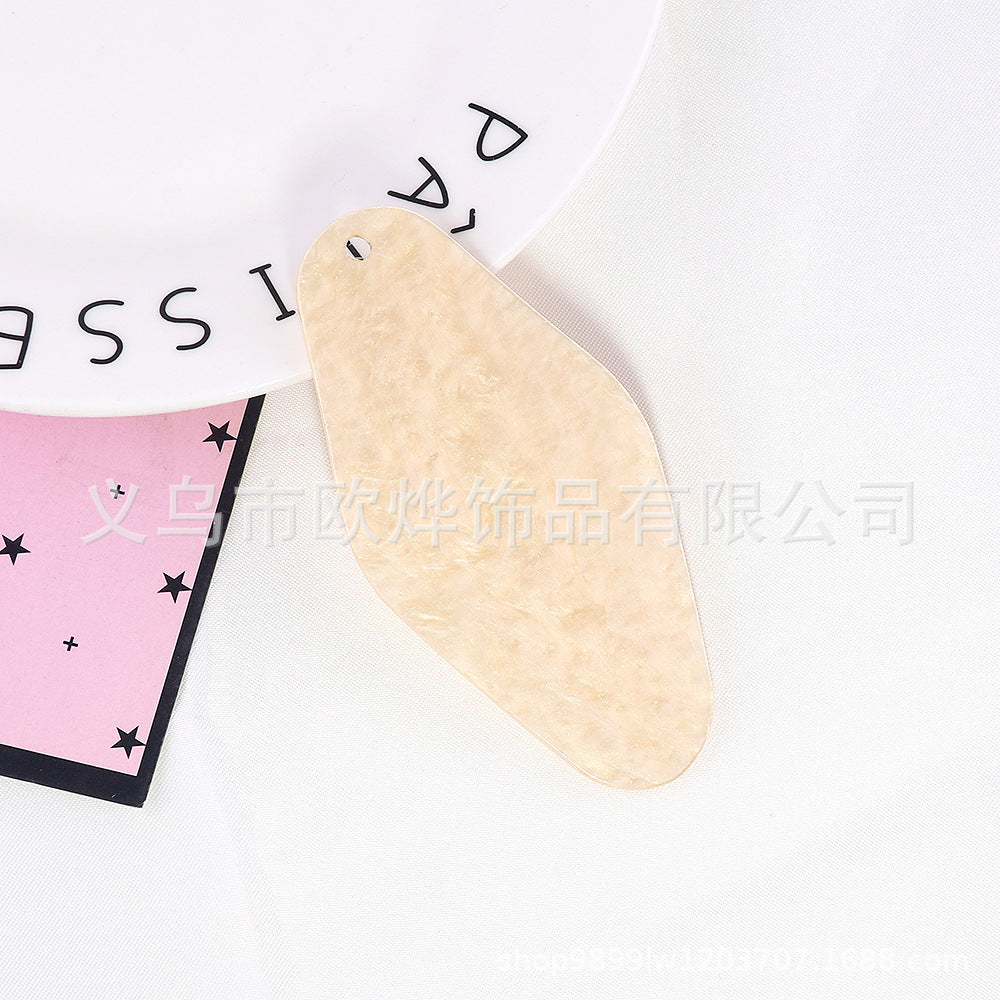 Wholesale 10PCS DIY Acrylic Letter Keychain/ Bookmark