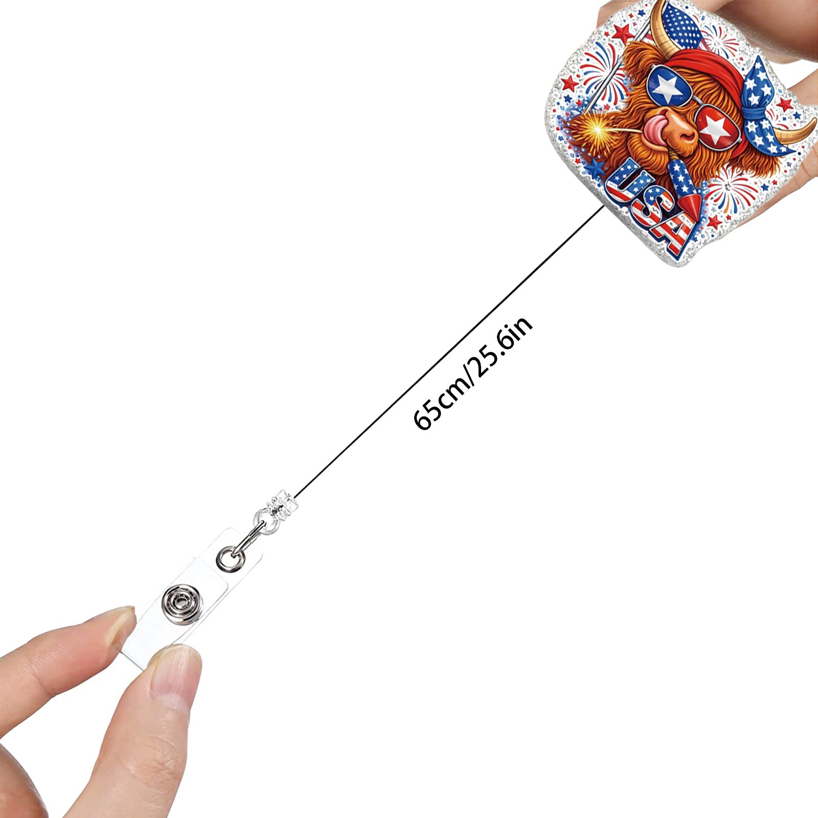 Wholesale Patriotic Eagle Retractable Badge Holder - Chic Office Decor Fashion Accessory for Resale