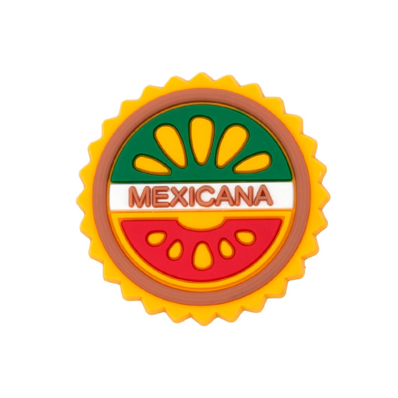 Wholesale Random 100pcs Mexican style Shoes Accessories Shoes Charms